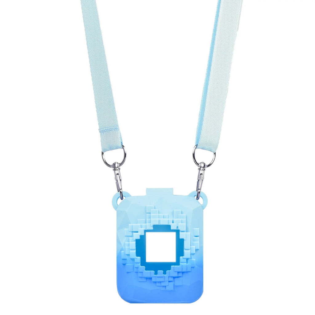 Silicone Case for Bitzee Magicals Digital Pet + Shoulder Strap Toy Protective Case Babs SKY BLUE