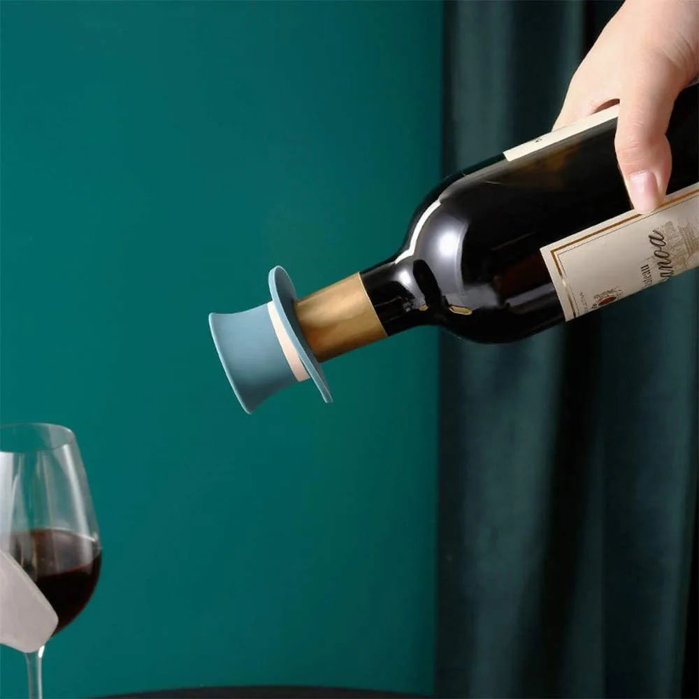 Silicone Wine & Olive Oil Bottle Stoppers – Eco-Friendly Silicone Bottle Stopper Babs