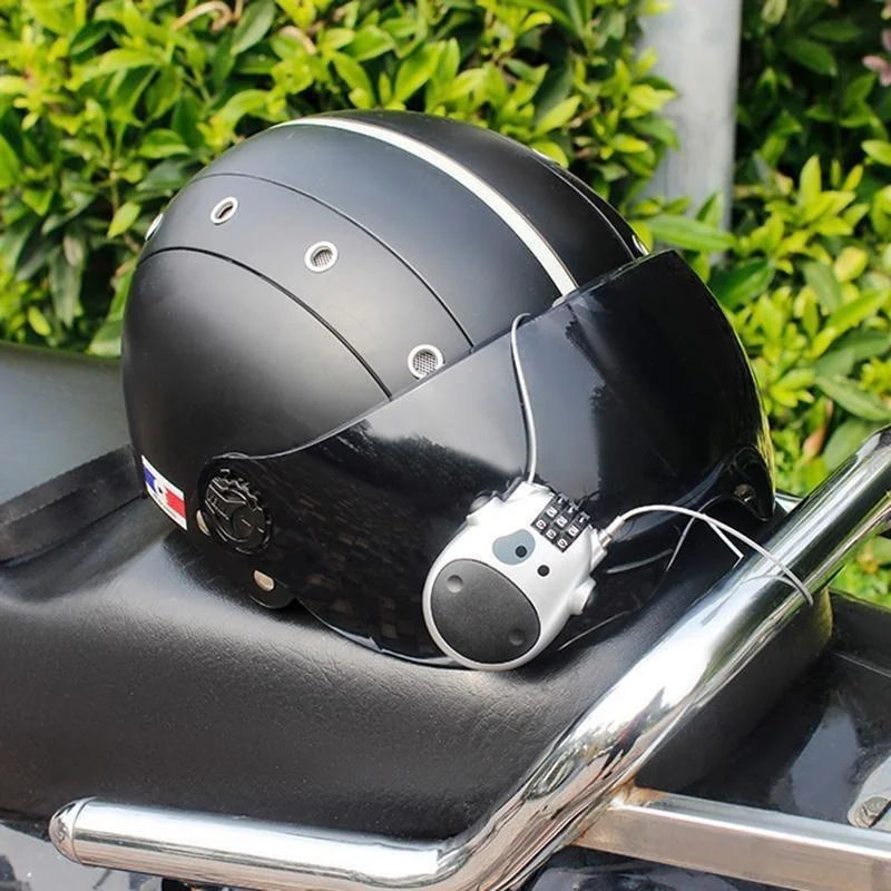Retractable Steel Cable Combination Lock – Bike & Luggage Cable Combination Lock Babs
