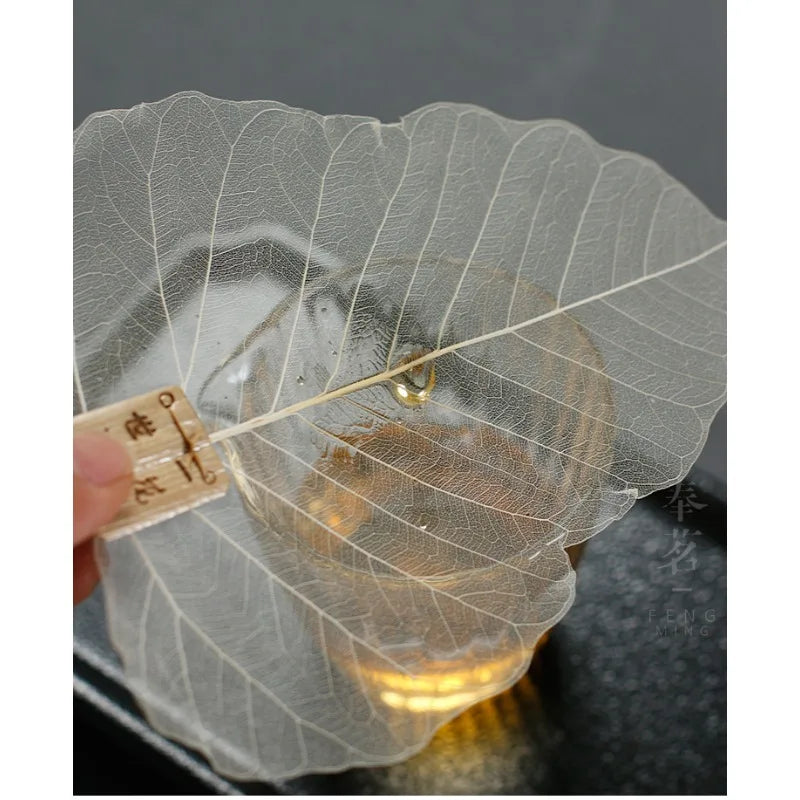 Bodhi Leaf Tea Strainer – Reusable Kung Fu Tea Filter Tea Strainer Babs