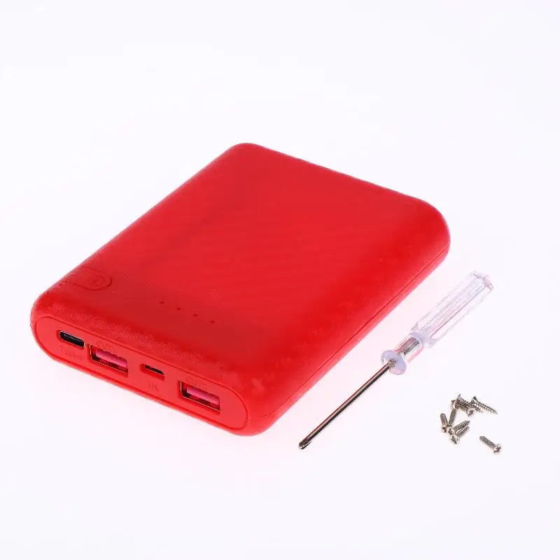 HUXUAN 18650 DIY Power Bank Case – 4-Slot No-Solder Kit DIY Power Bank Case Babs