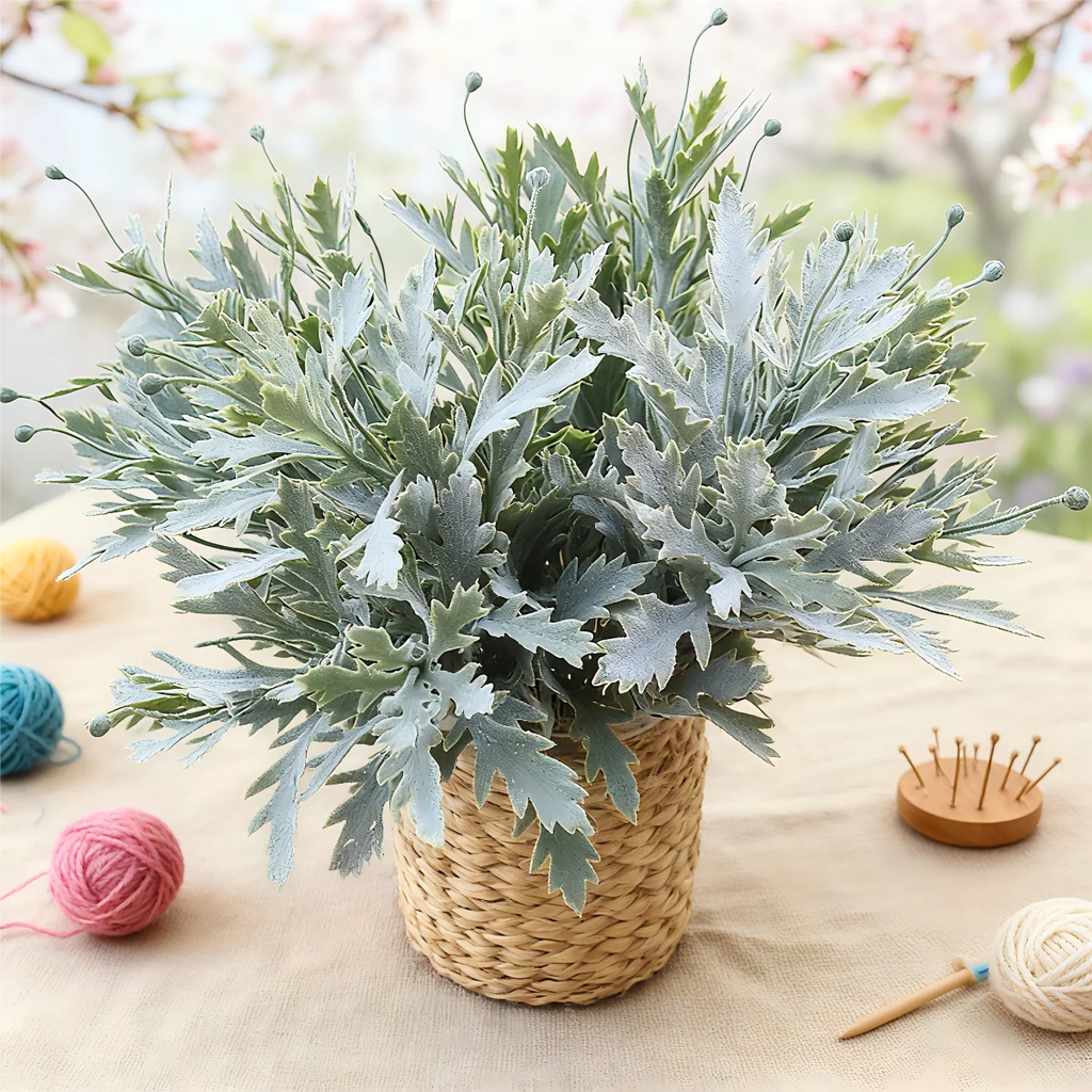 Artificial Leaf Flower Wall Vase – Wedding & Home Decor Prop Artificial Flower Decor Babs