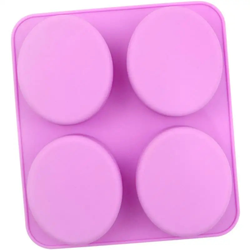4-Hole Honeycomb Silicone Mold – Candy, Soap & Candle DIY Silicone Craft Mold Babs