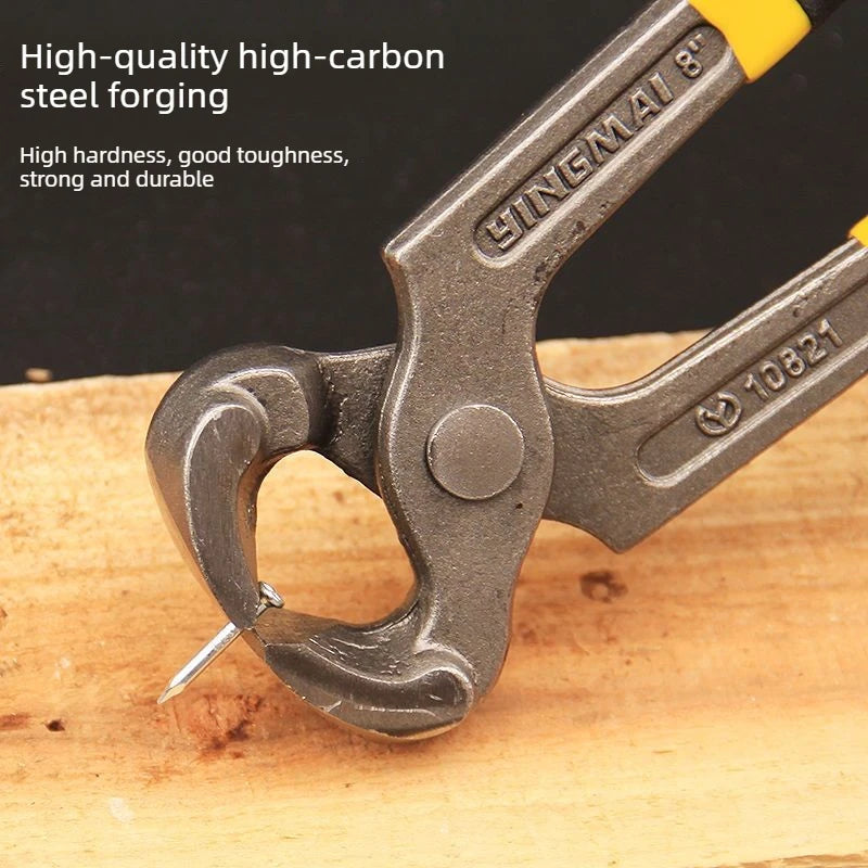 Carbon Steel Nail Puller Pincer – Multipurpose Woodworking Tool Nail Puller Pincer Babs