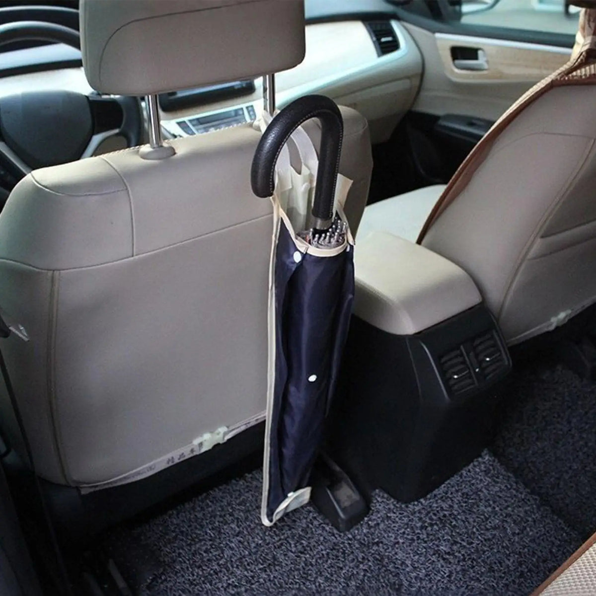 Car Seat Umbrella Holder – Waterproof Polyester Storage Pouch Car Umbrella Organizer Babs