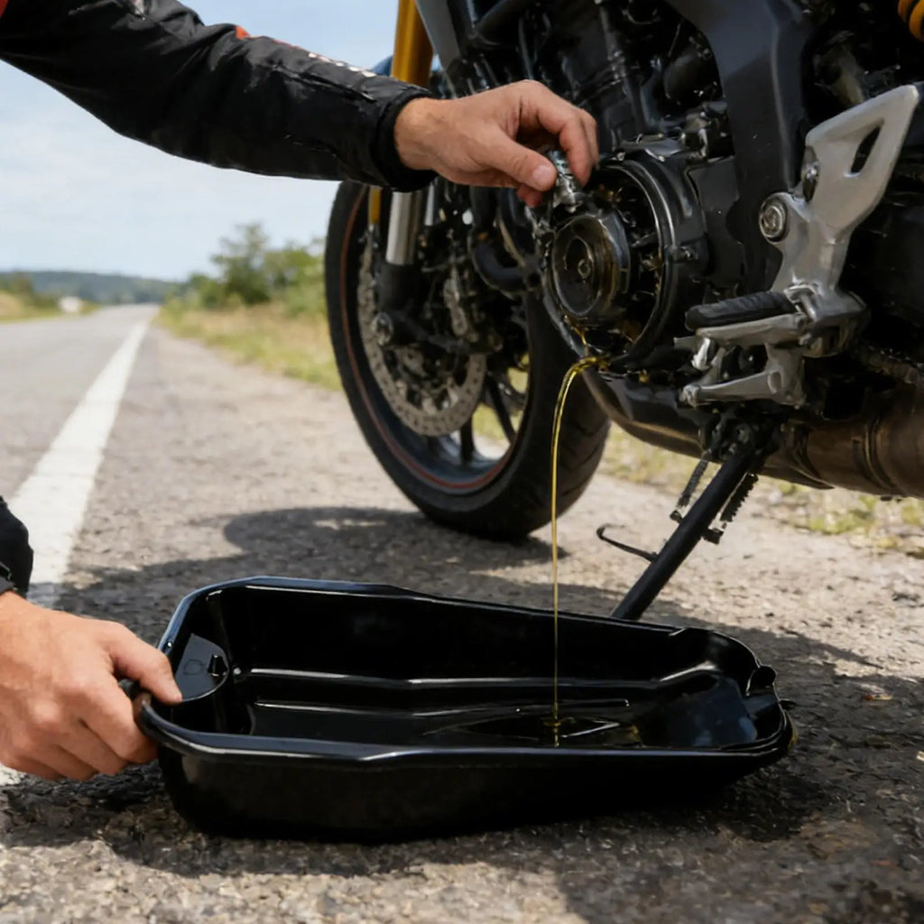 Wide-Mouth Oil Drain Pan | Multi-Function Automotive Fluid Container Oil Drain Pan Babs