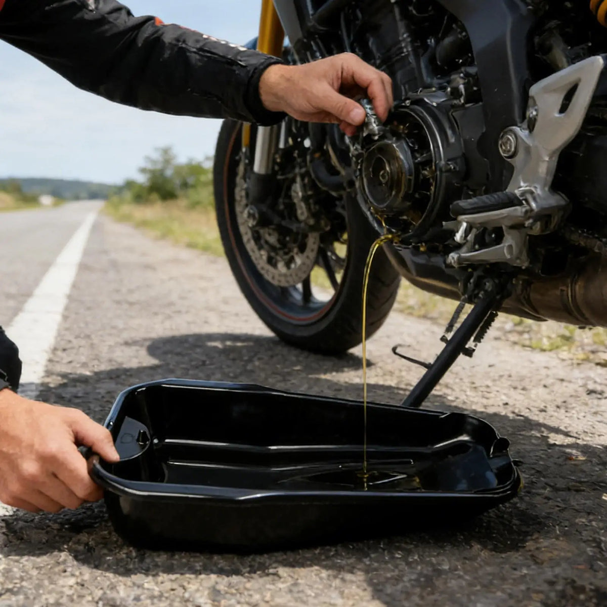 Wide-Mouth Oil Drain Pan | Multi-Function Automotive Fluid Container Oil Drain Pan Babs