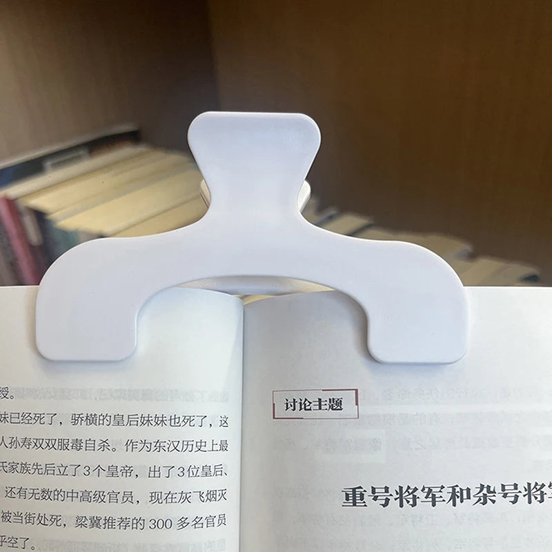 Frosted Transparent Book Page Holder Clip | Kawaii Desk Accessory Book Page Holder Clip Babs A2