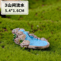 Miniature Well Statue – Handmade Resin Micro Landscape Décor Miniature Garden Statue Babs flowing water
