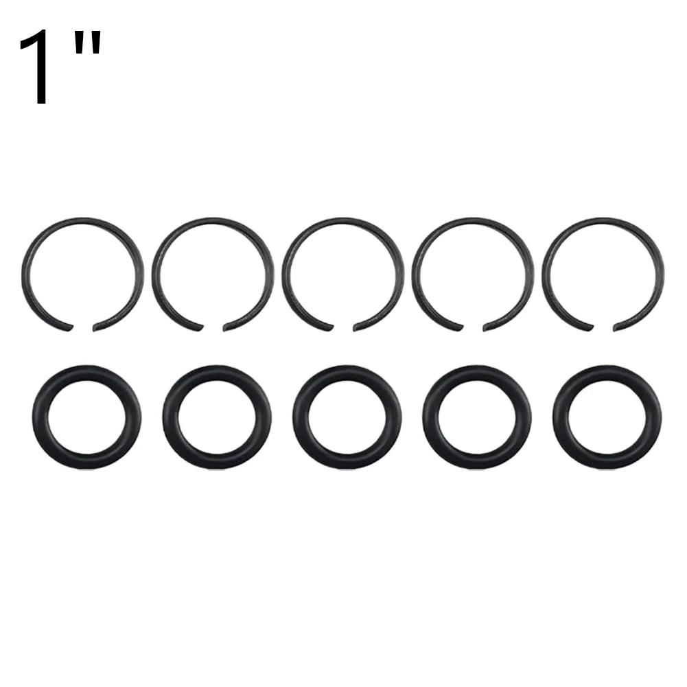 Impact Wrench Socket Retainer Rings with O-Ring – 5-Set Pack Impact Wrench Accessory Babs Orange