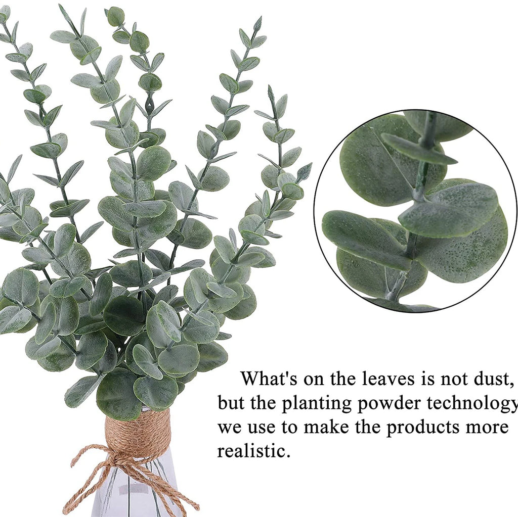 Artificial Eucalyptus Leaves Fake Plants – Wedding & Home Decor Artificial Leaves Babs