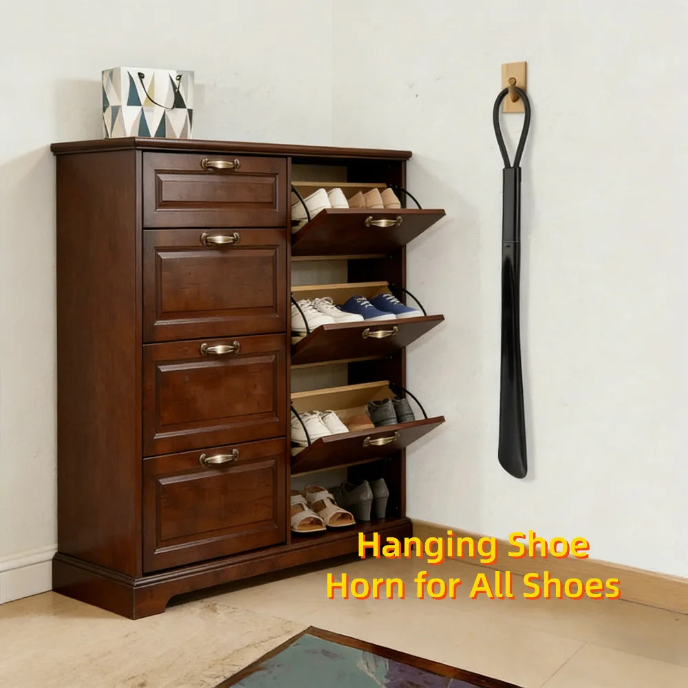 Extra Long Shoe Horn – ABS Non-Slip, No-Bend Shoe Helper Long Handle Shoe Horn Babs