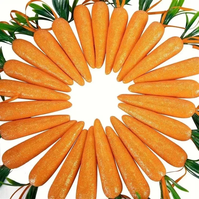 Mini Foam Easter Carrot Hanging Decorations – 6 to 120 Pcs Easter Hanging Decoration Babs