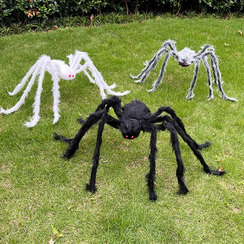 49-Inch Giant Halloween Spider Prop – Indoor & Outdoor Decor Halloween Spider Prop Babs
