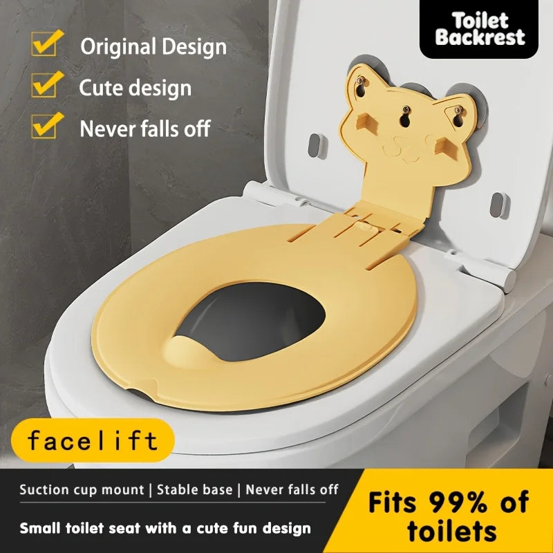Foldable Cartoon Toilet Seat Cover – Washable & Fade-Resistant Toilet Seat Cover Babs