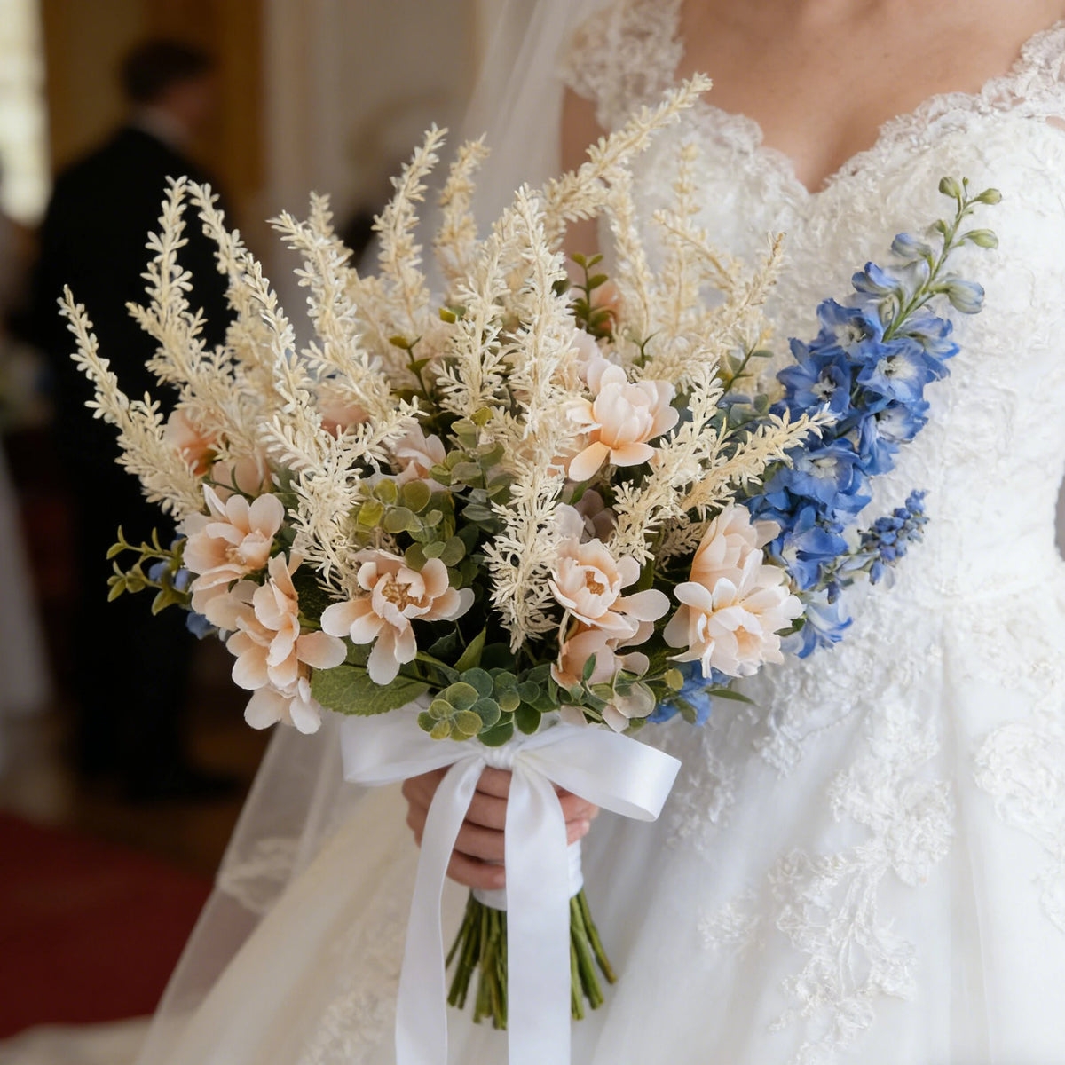 Silk Artificial Chrysanthemum Bouquet – Wedding & Home Décor Artificial Flower Bouquet Babs