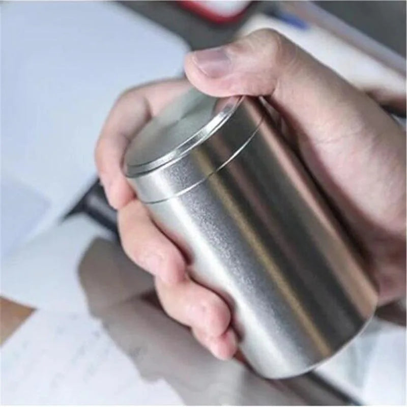 Aluminum Travel Tea Jar – Airtight Sealed Mini Storage Caddy Tea Storage Container Babs