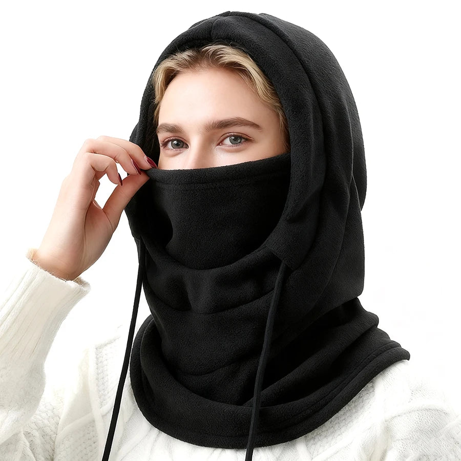 Unisex Winter Balaclava Knit Hood – Windproof Riding Warm Cap Winter Balaclava Hood Babs
