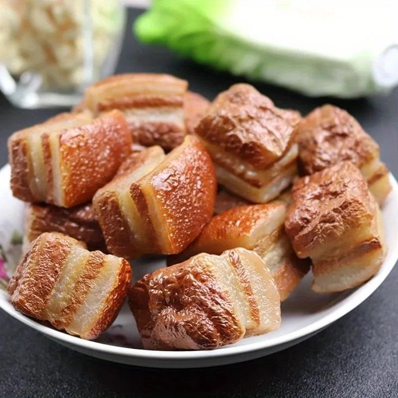 PVC Simulation Pork Belly Braised Meat Food Photography Prop Food Photography Prop Babs