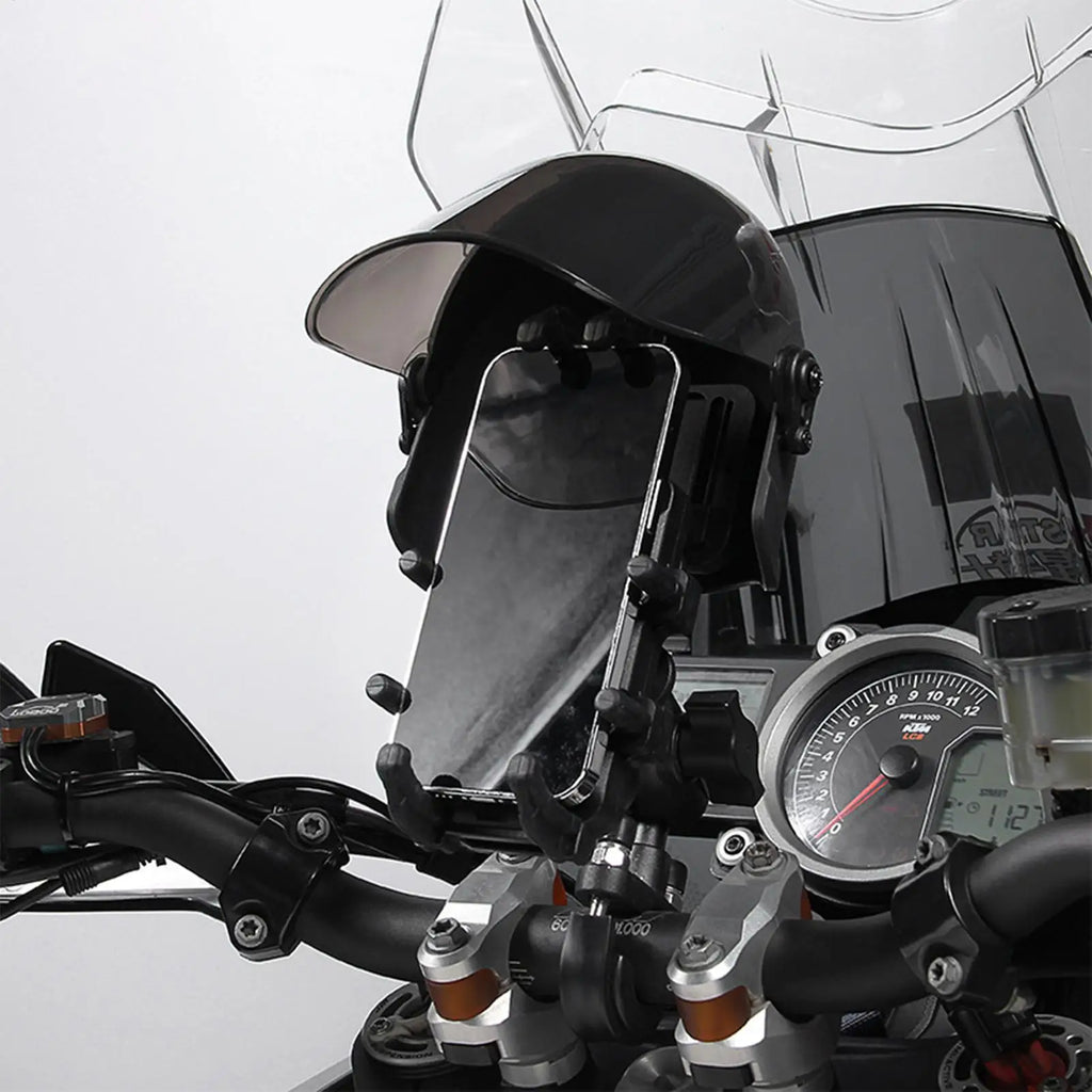 Motorcycle Phone Mount Helmet Sunshade – Waterproof Holder Motorcycle Phone Mount Babs