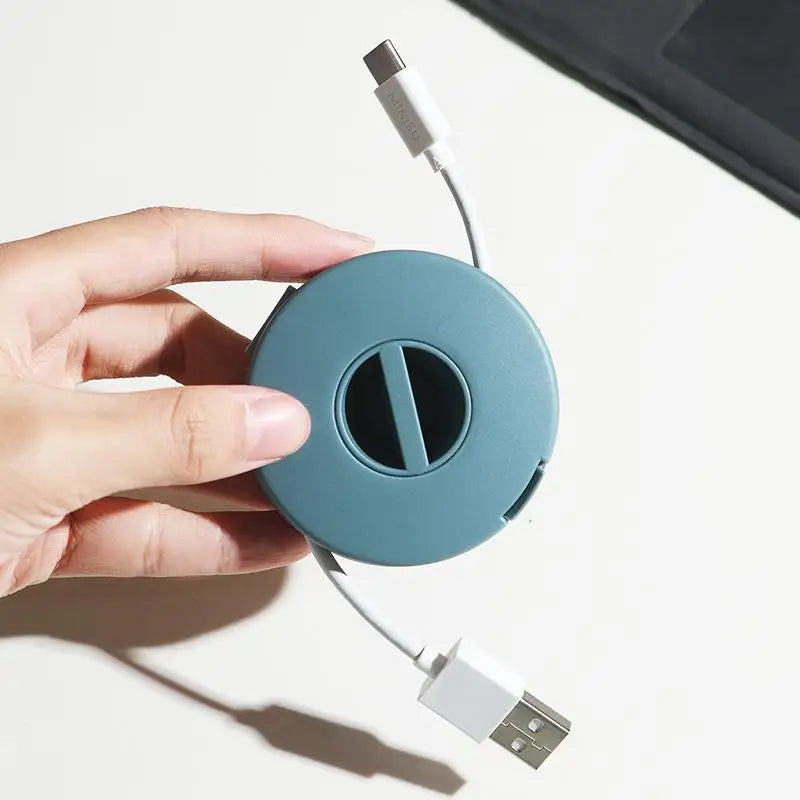 Portable Cable Winder Organizer – Mini Cord Storage Box Cable Winder Organizer Babs