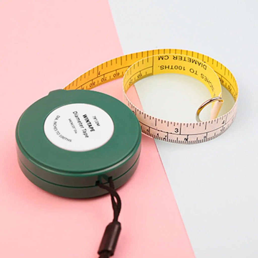 Tree Diameter Tape Measure 2M PVC Retractable Gardening Ruler Diameter Tape Measure Babs