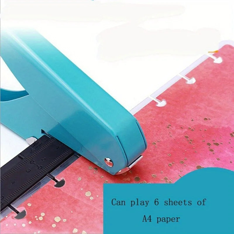 Mushroom Hole Punch T-Shaped Manual Loose Leaf Punching Tool Manual Hole Punch Babs