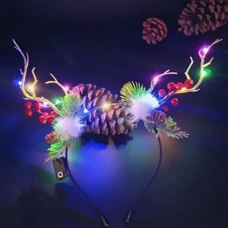 LED Glow Butterfly Flower Headband for Parties & Festivals LED Party Headband Babs 1
