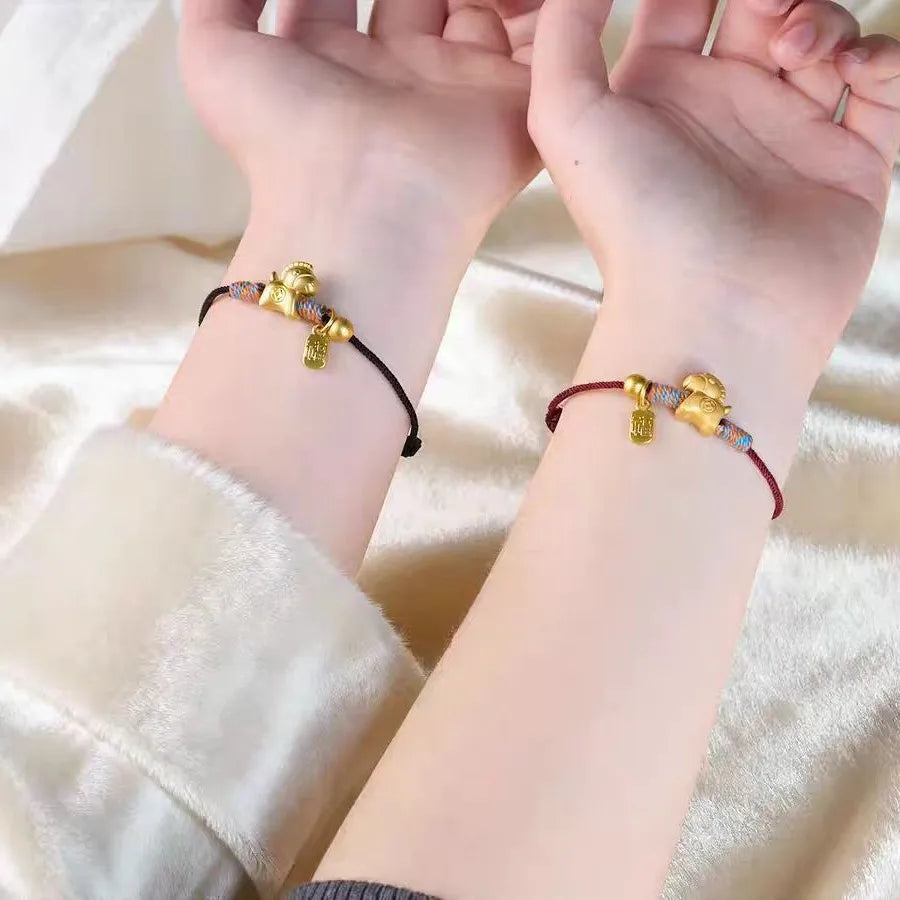 2026 Year of the Horse Red Fortune Charm Bracelet | Chinese Style Charm Bracelet Babs