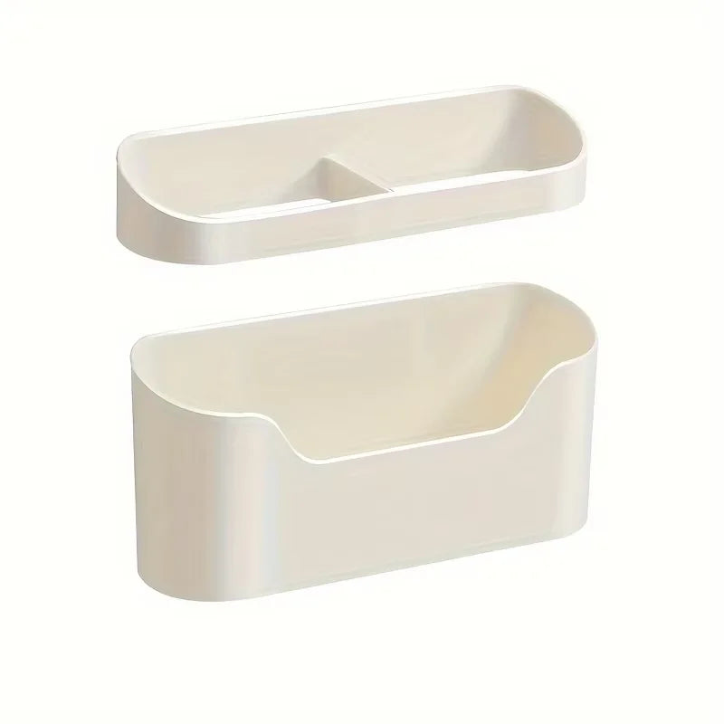 Punch-Free Wall Mount Umbrella Rack with Drain Tray Umbrella Stand Rack Babs white