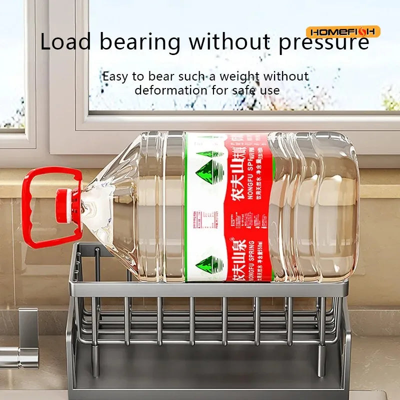 Multifunctional Kitchen Sponge Rack & Countertop Organizer Kitchen Sink Organizer Babs