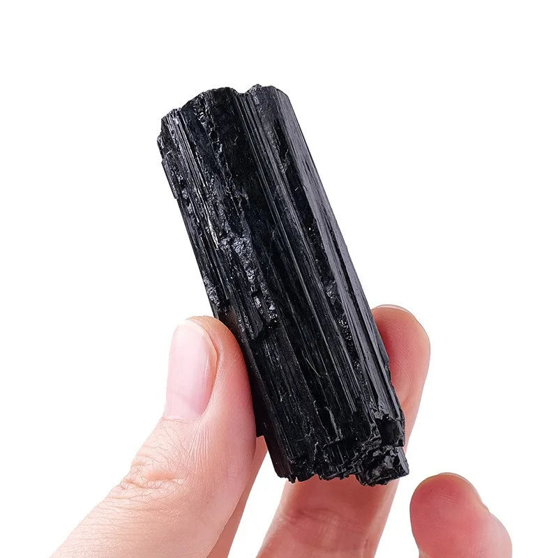 Natural Black Tourmaline Raw Crystal Mineral Specimen Home Decor Raw Crystal Specimen Babs 1Pc 30-50g