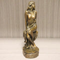 Oriental Women Brass Sculpture Desktop Statue | Home Decor Decorative Figurine Babs 1pc