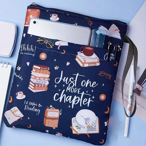 "Just Another Chapter" Zippered Paperback Book Cover + Pocket Zippered Book Cover Babs