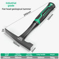 Geology Prospecting Hammer – Integrated Pick Head, Rock Sampling Geology Prospecting Hammer Babs S - flat