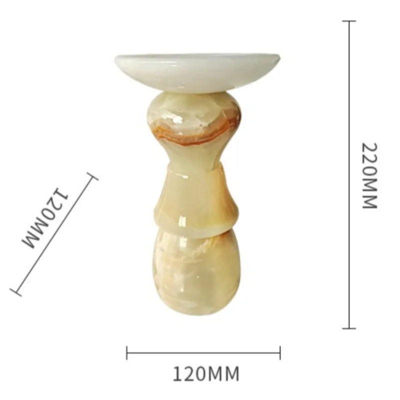 Jade Luxury Candle Holder – Elegant Wedding Centerpiece Jade Candle Holder Babs B Type