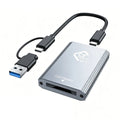 KEBIDUMEI CFexpress Type B Card Reader USB 3.2 10Gbps Adapter CFexpress Card Reader Babs black