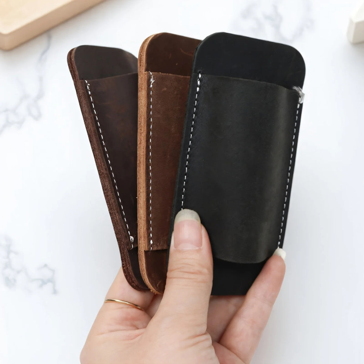 PU Leather Belt Holster EDC Knife Waist Pouch – Camping & Hiking EDC Belt Holster Babs