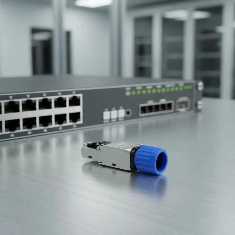 Toolless Shielded CAT5E Ethernet Plug – 22–26AWG, No Crimp Ethernet Plug Connector Babs
