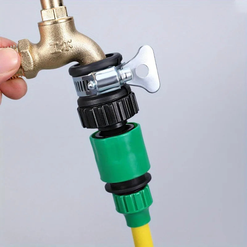 Universal Water Faucet Adapter – Quick Connect Fitting Faucet Hose Adapter Babs