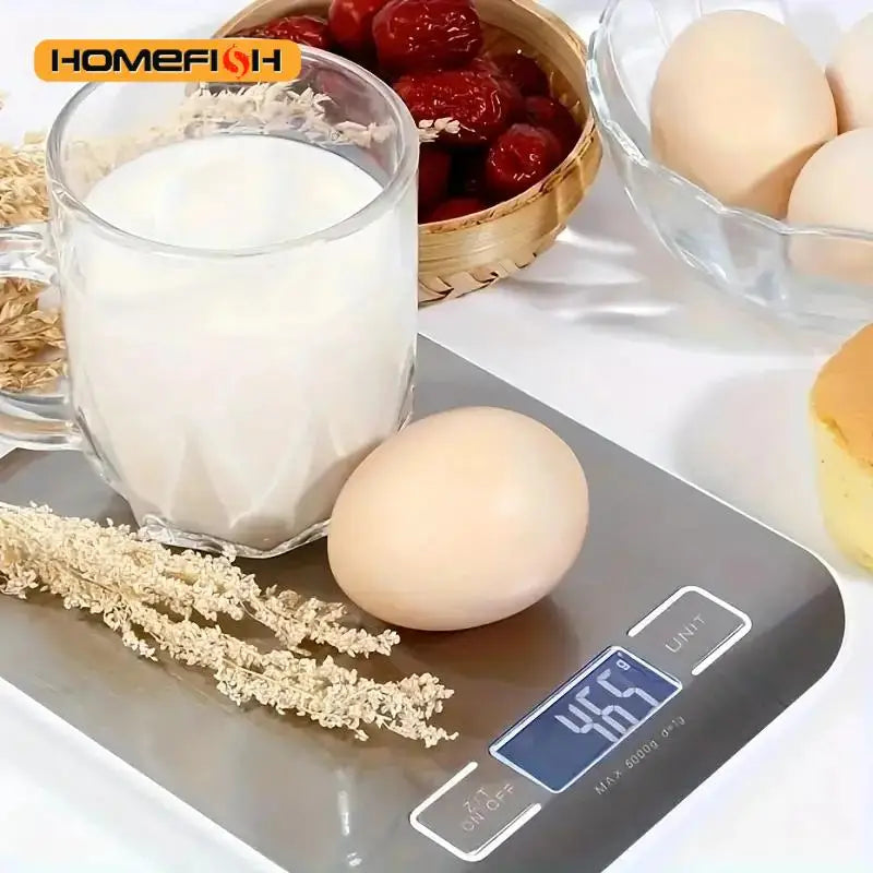 High-Precision Electronic Kitchen Scale | Compact Baking Scale Kitchen Scale Babs