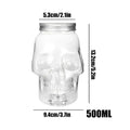 Skull Shaped Jar with Lid – Spooky Storage & Party Decor Decorative Storage Jar Babs 500ml