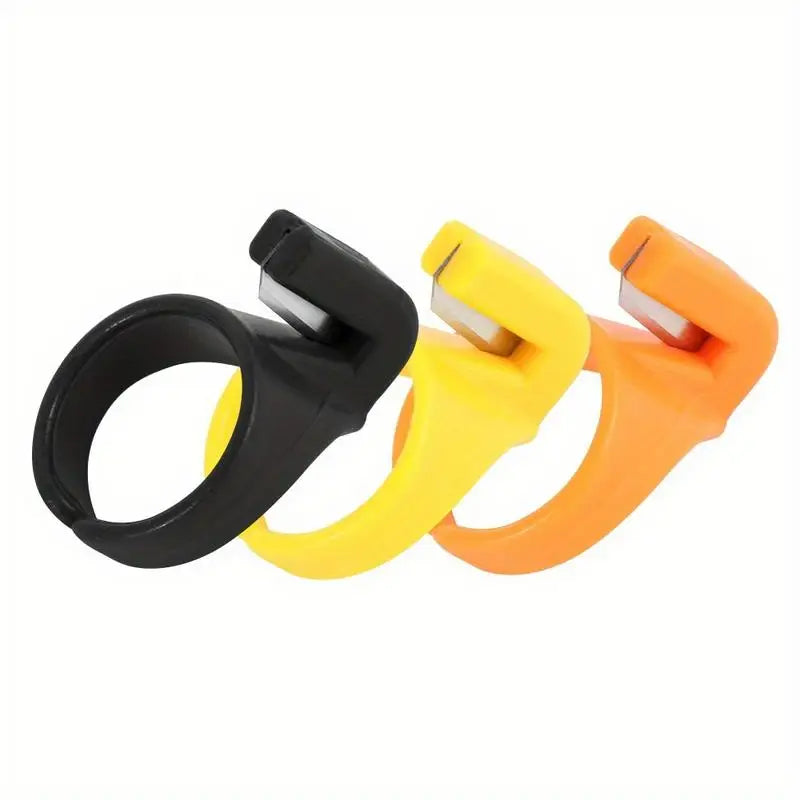 3-Piece Plastic Thimble & Thread Cutter Sewing Ring Set Sewing Thimble Set Babs
