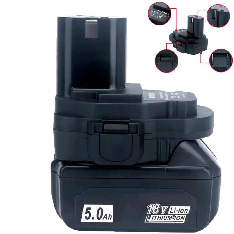 MT20MN Adapter: Makita 18V Li-Ion to NiCd Battery Converter Battery Converter Adapter Babs