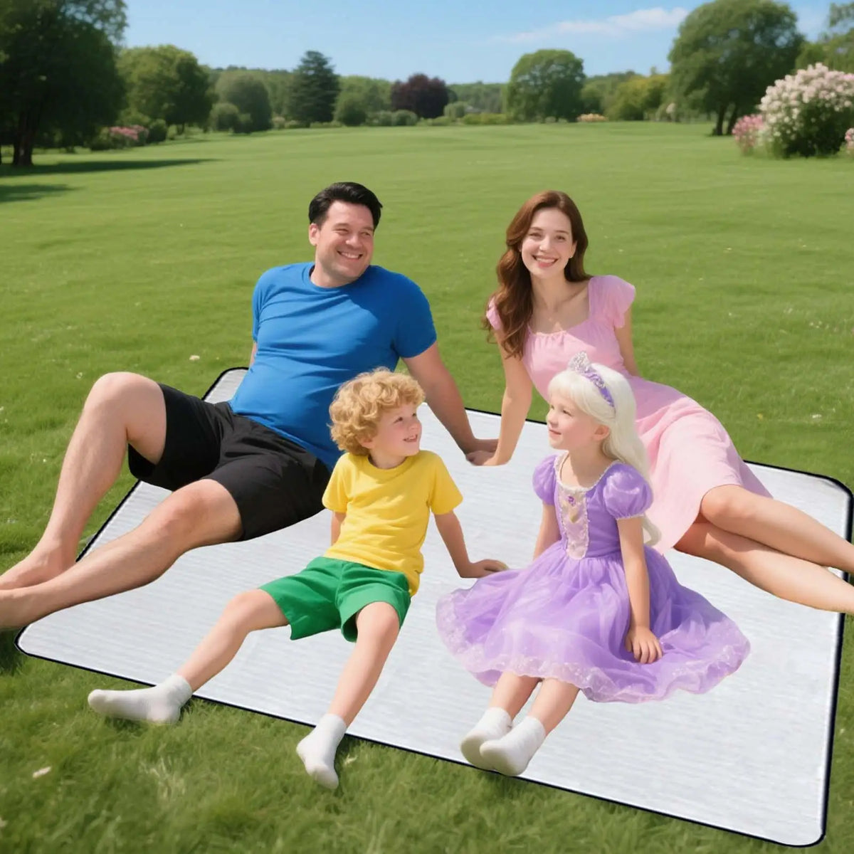 Aluminum Foil Camping Mat – Waterproof Picnic & Hiking Pad Camping Sleeping Mat Babs
