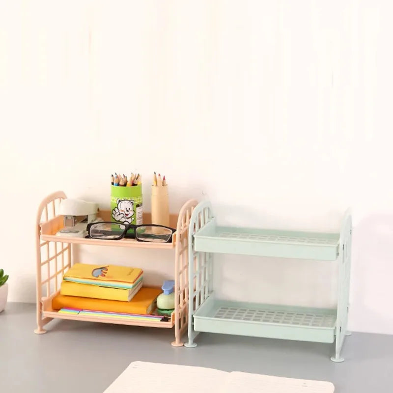 Multi-Tier Desktop Storage Shelf Organizer – Home & Office Desktop Storage Shelf Babs