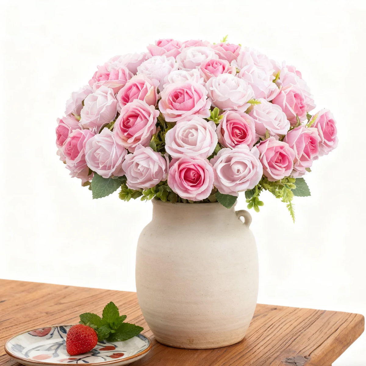 Artificial Silk Rose Bouquet – Wedding & Home Décor Artificial Silk Flowers Babs