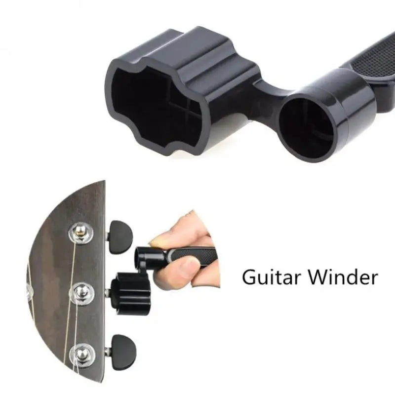 3-in-1 Guitar Peg Winder, String Cutter & Pin Puller – 2pcs Guitar String Tool Babs