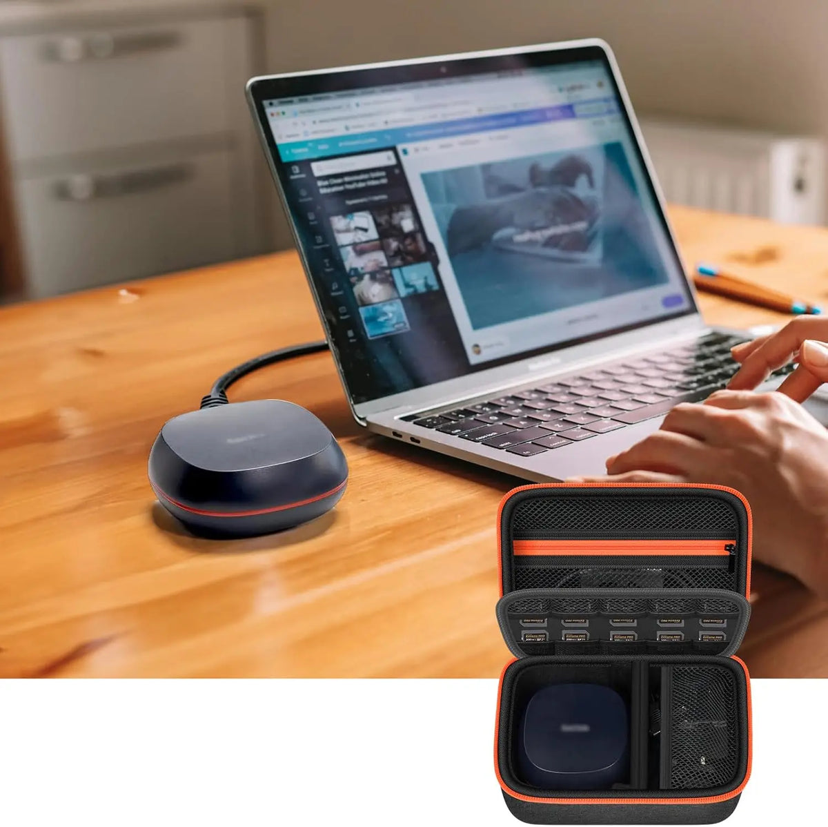 Case for SanDisk 8TB/4TB Desk Drive SSD & SD Cards SSD Carrying Case Babs