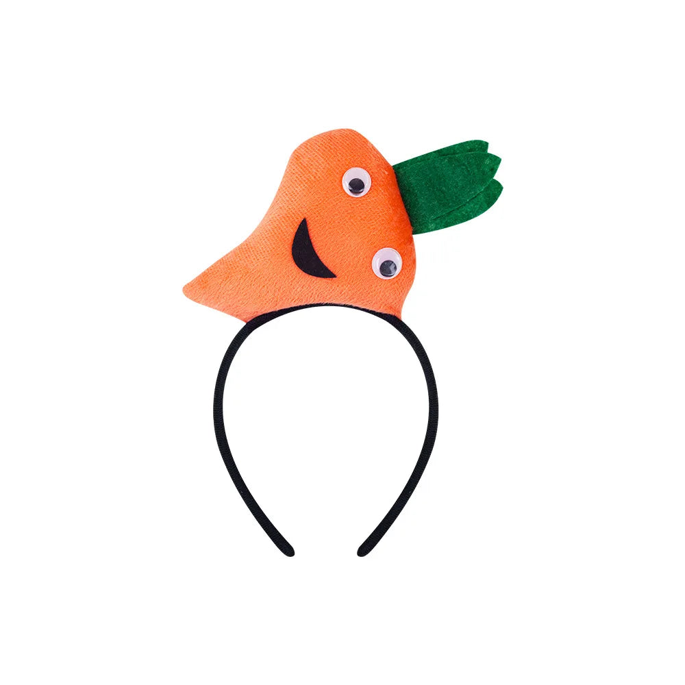 Cute Carrot Hair Hoop – Cosplay Headwear for Kids & Adults Costume Hair Hoop Babs